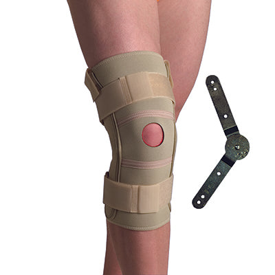 Thermoskin® Hinged Knee Brace ROM – Beige, X-Small to 5X-Large